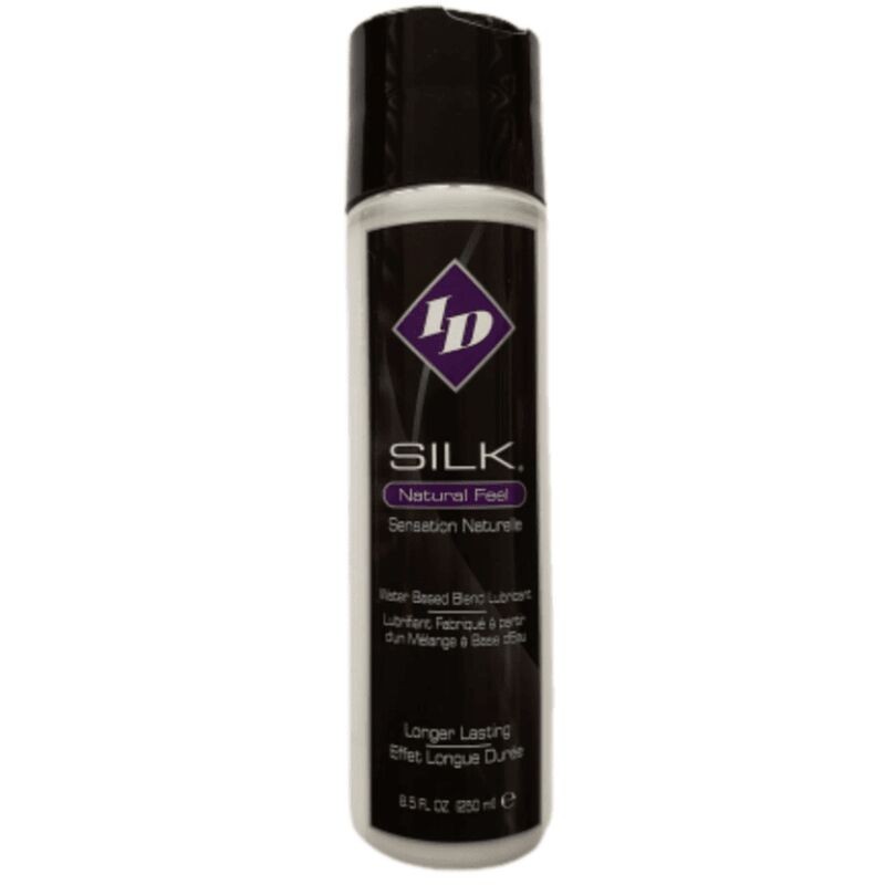 ID SILK - FEEL LUBRIFICANTE À BASE DE ÁGUA E SILICONE NATURAL 250 ML - D-236939 - Dona Pimenta