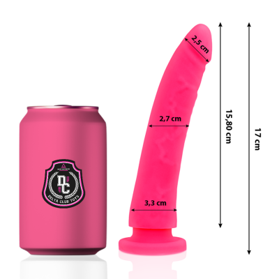 DELTA CLUB -  TOYS DILDO MÉDICO ROSA SILICONE 17 X 3 CM - D-227141 - Dona Pimenta