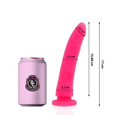 DELTA CLUB -  TOYS DILDO MÉDICO ROSA SILICONE 17 X 3 CM - D-227141 - Dona Pimenta