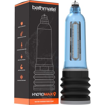 BOMBA DE BANHO HYDROMAX X40 PÊNIS AZUL BRILHANTE - D-205447 - Dona Pimenta