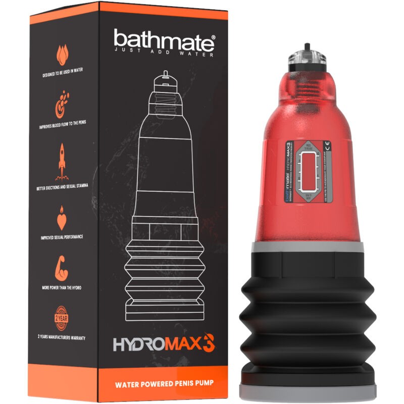 BATHMATE HYDROMAX 3 RED - D-221042 - Dona Pimenta