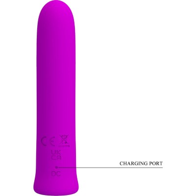 PRETTY LOVE - VIBRADOR CURTIS MINI SUPER POWER 12 VIBRAÕES DE SILICONE VIOLETA - D-236077 - Dona Pimenta