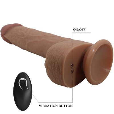 PRETTY LOVE - VIBRADOR TOMMY REALISTIC DILDO 22.5 CM - D-237086 - Dona Pimenta