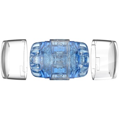 FLESHLIGHT - MASTURBADOR QUICKSHOT TURBO AZUL GELO - D-238114 - Dona Pimenta