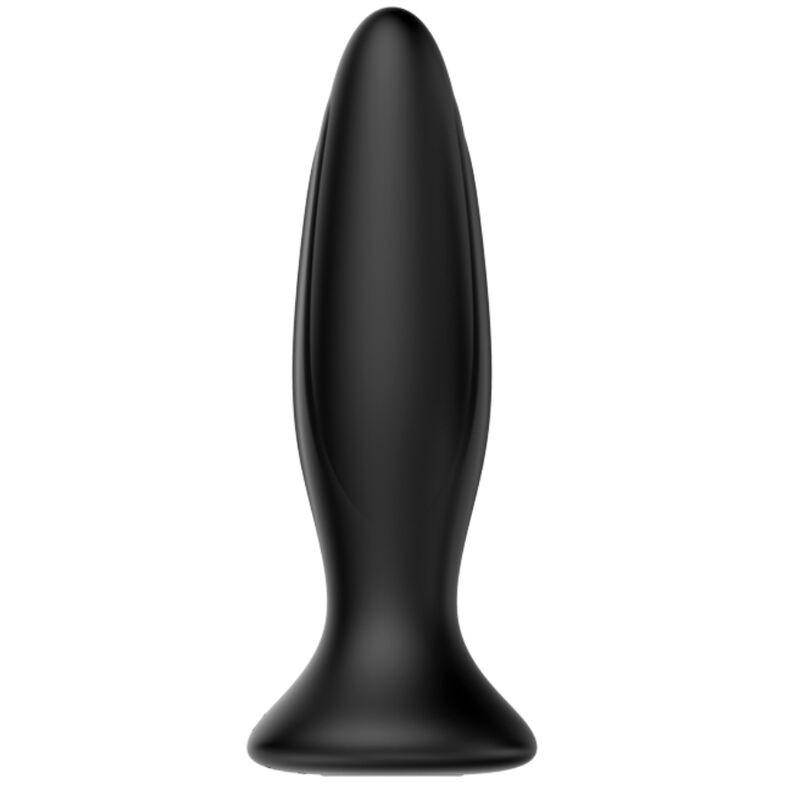 MR PLAY - PLUG ANAL VIBRADOR PRETO RECARREGVEL - D-226634 - Dona Pimenta