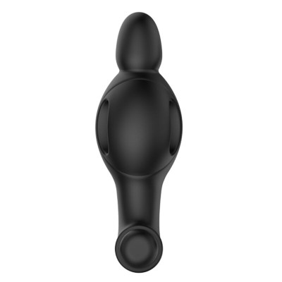 MR PLAY - PLUG ANAL DE SILICONE COM VIBRAO - D-226639 - Dona Pimenta