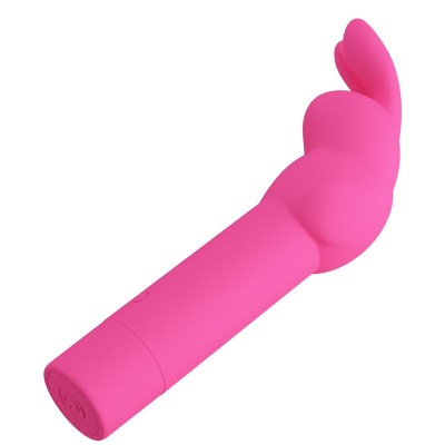 PRETTY LOVE - VIBRADOR DE SILICONE GERARDO FUSCHIA COELHO - D-236966 - Dona Pimenta