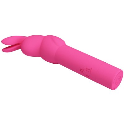 PRETTY LOVE - VIBRADOR DE SILICONE GERARDO FUSCHIA COELHO - D-236966 - Dona Pimenta