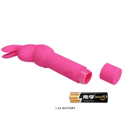 PRETTY LOVE - VIBRADOR DE SILICONE GERARDO FUSCHIA COELHO - D-236966 - Dona Pimenta