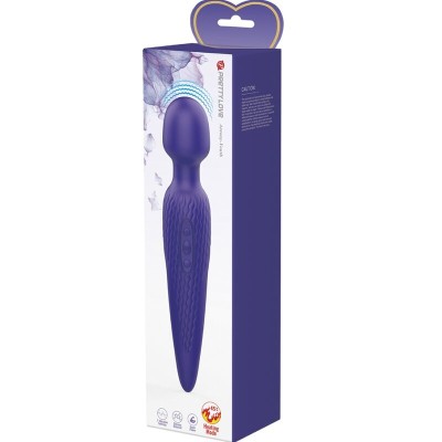 PRETTY LOVE - ANTONY YOUTH WAND VIBRADOR VIOLETA EFEITO DE CALOR - D-237404 - Dona Pimenta