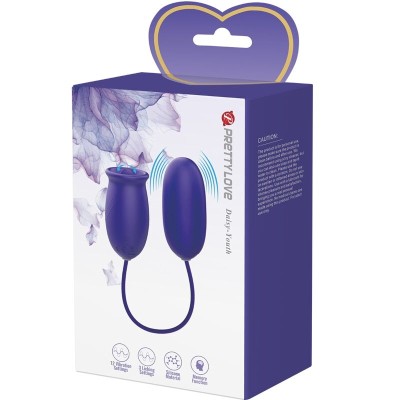 PRETTY LOVE - ESTIMULADOR VIBRADOR RECARREGVEL DAISY YOUTH VIOLET - D-237405 - Dona Pimenta