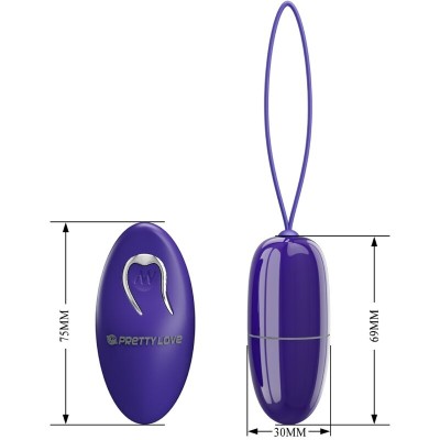 PRETTY LOVE - SELKIE YOUTH MINI OVO VIBRATÓRIO VIOLETA CONTROLE REMOTO - D-237407 - Dona Pimenta