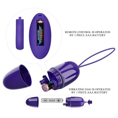 PRETTY LOVE - SELKIE YOUTH MINI OVO VIBRATÓRIO VIOLETA CONTROLE REMOTO - D-237407 - Dona Pimenta