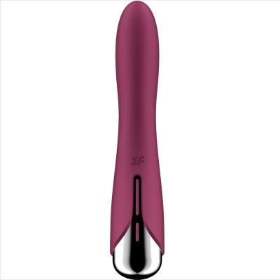 SATISFYER - VIBRADOR ROTATOR G-SPOT VIBE 1 G-SPOT VERMELHO - D-237580 - Dona Pimenta