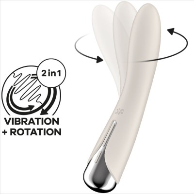 SATISFYER - VIBRADOR ROTATOR G-SPOT VIBE 1 G-SPOT VERMELHO - D-237580 - Dona Pimenta