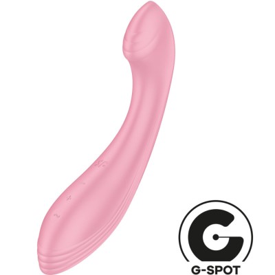 SATISFYER - G-FORCE ESTIMULADOR VIBRADOR G-SPOT ROSA - D-237601 - Dona Pimenta