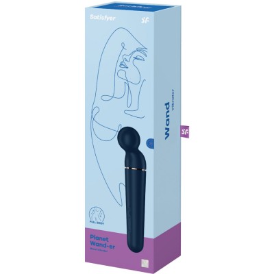 SATISFYER - PLANETA WAND-ER VIBRADOR MASSAGER BERRY - D-237606 - Dona Pimenta