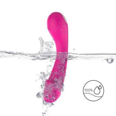 ARMONY - VIBRADOR DILDO G-SPOT SILICONE FÚCSIA - D-237897 - Dona Pimenta