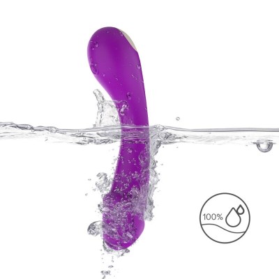 ARMONY - DILDO VIBRADOR G-SPOT SILICONE ROXO - D-237898 - Dona Pimenta