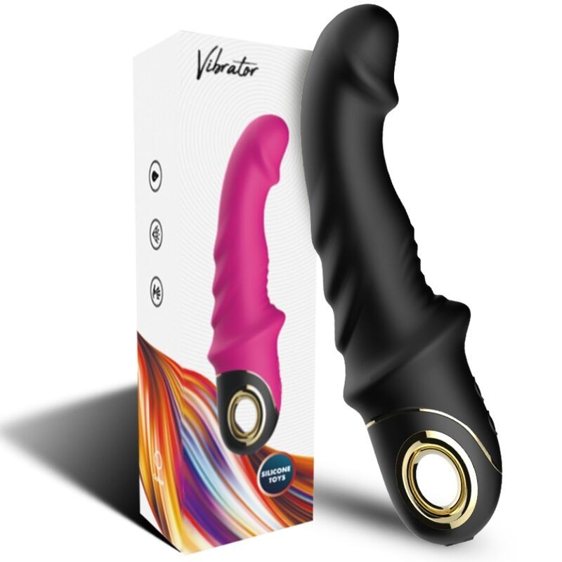 ARMONY - JOYBLADE DILDO VIBRADOR ROTATOR PRETO - D-237922 - Dona Pimenta