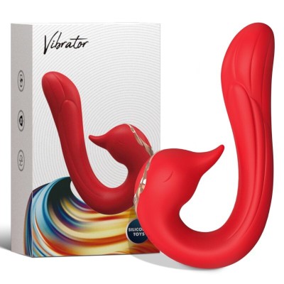 ARMONY - VIBRADOR DELFIN MULTIPOSIÇÃO E EFEITO DE CALOR VERMELHO - D-237931 - Dona Pimenta