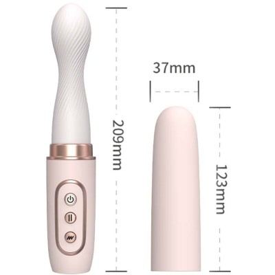 ARMONY - ROTADOR VIBRADOR E MÁQUINA TELESCÓPICA AUTOMÁTICA AMARELO - D-237938 - Dona Pimenta