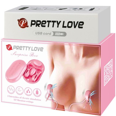 PRETTY LOVE - CAIXA SURPRESA PINA DE ESTIMULAO ELECTRO ROSA - D-238104 - Dona Pimenta