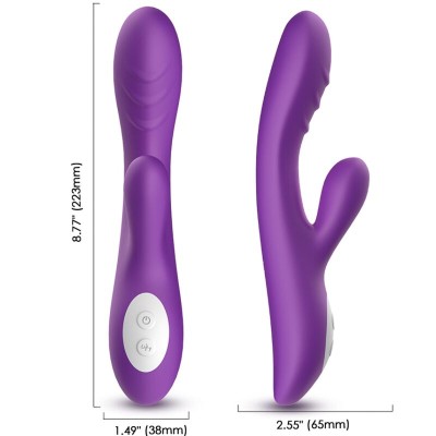 ARMONY - VIBRADOR SPARK EFEITO CALOR ROXO - D-237906 - Dona Pimenta