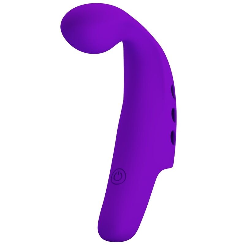 PRETTY LOVE - VIBRADOR DE DEDO RECARREGVEL GORGON ROXO - D-237578 - Dona Pimenta