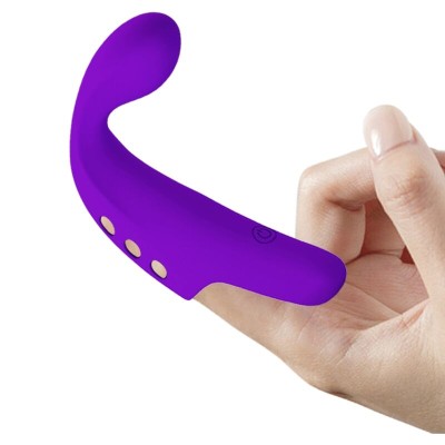 PRETTY LOVE - VIBRADOR DE DEDO RECARREGVEL GORGON ROXO - D-237578 - Dona Pimenta