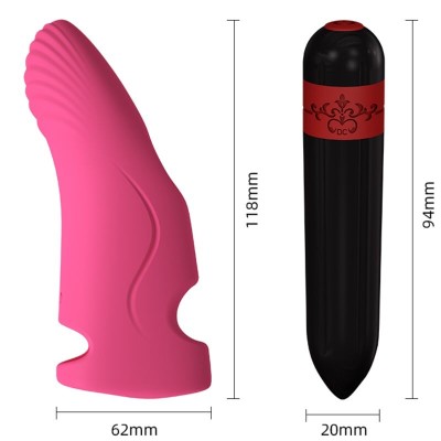 ARMONY - AURORA VIBRADOR DEDO FÚCSIA - D-237911 - Dona Pimenta