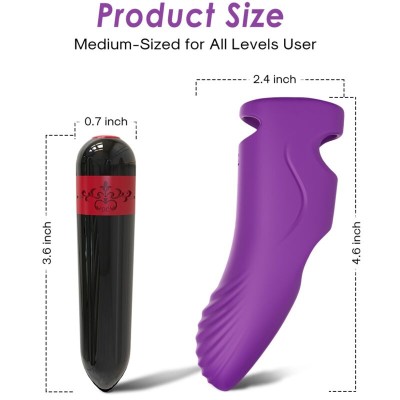 ARMONY - AURORA VIBRADOR DEDO ROXO - D-237912 - Dona Pimenta