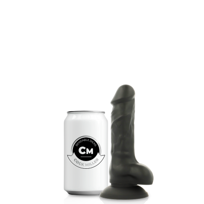 ARNÊS COCK MILLER + DENSIDADE DE SILICONE COCKSIL ARTICULÁVEL PRETO 13 CM - D-227622 - Dona Pimenta