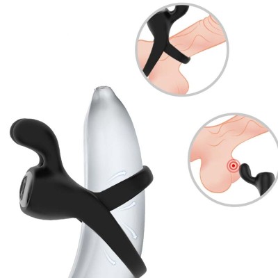 ARMONY - ANILLO VIBRADOR RABBIT NEGRO - D-237949 - Dona Pimenta