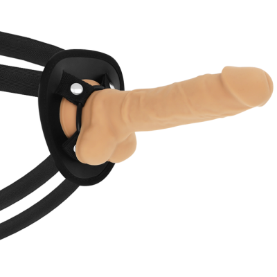 ARNÊS COCK MILLER + DENSIDADE DE SILICONE COCKSIL ARTICULÁVEL 18 CM - D-227623 - Dona Pimenta