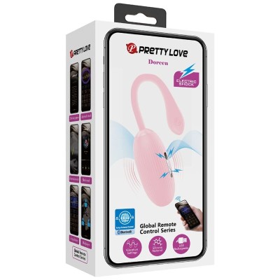 PRETTY LOVE - OVO VIBRATÓRIO RECARREGVEL DOREEN ROSA - D-237364 - Dona Pimenta