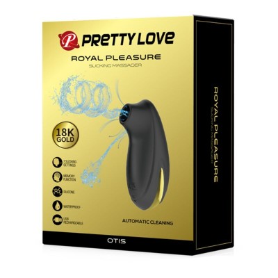 PRETTY LOVE - MASSAGER DE SUCO DE LUXO RECARREGVEL PRETO - D-237366 - Dona Pimenta