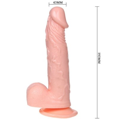 INFLATABLE REALISTIC COCK DILDO HINCHABLE REALISTICO CON VENTOSA - D-218840 - Dona Pimenta