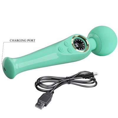 PRETTY LOVE - VIBRADOR DE VARINHA VERDE SKYLER - D-237399 - Dona Pimenta