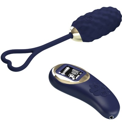 PRETTY LOVE - OVO VIBRATÓRIO DE CONTROLE REMOTO VIVIAN BLUE - D-237400 - Dona Pimenta