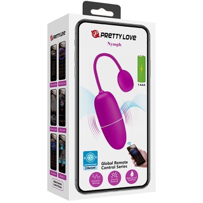 PRETTY LOVE - OVO VIBRANTE NINFA APP CONTROLADO ROXO - D-237565 - Dona Pimenta