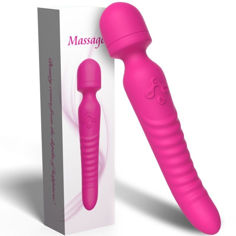 ARMONY - MISSION MASAJEADOR & VIBRADOR EFECTO CALOR FUCSIA - D-237976 - Dona Pimenta