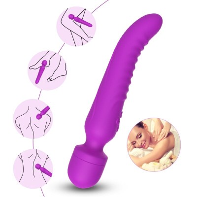 ARMONY - MISSION MASAJEADOR & VIBRADOR EFECTO CALOR VIOLETA - D-237977 - Dona Pimenta