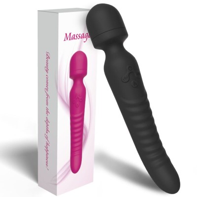 ARMONY - MISSION MASAJEADOR & VIBRADOR EFECTO CALOR NEGRO - D-237978 - Dona Pimenta