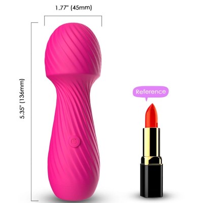 ARMONY - DAZZLE MASAJEADOR & VIBRADOR PEQUEÑO FUCSIA - D-237979 - Dona Pimenta