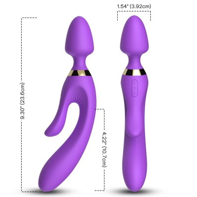 ARMONY - MASAJEADOR & VIBRADOR RABBIT VIOLETA - D-237984 - Dona Pimenta