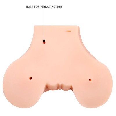 CRAZY BULL - VAGINA E NUS COM MALHA REALÍSTICA COM VIBRAO - D-237391 - Dona Pimenta