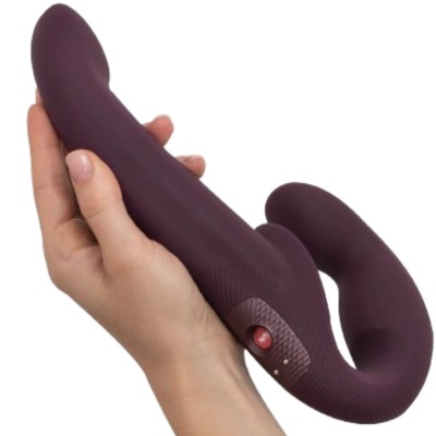 FUN FACTORY - SHARE VIBE PRO VIBRADOR DUPLO VIOLETA - D-238158 - Dona Pimenta