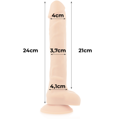 ARNÊS COCK MILLER + DENSIDADE DE SILICONE COCKSIL ARTICULÁVEL 24 CM - D-227627 - Dona Pimenta