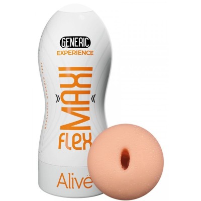 ALIVE - MAXI FLEX MASTURBADOR MASCULINO GENÉRICO TAMANHO L - D-238173 - Dona Pimenta